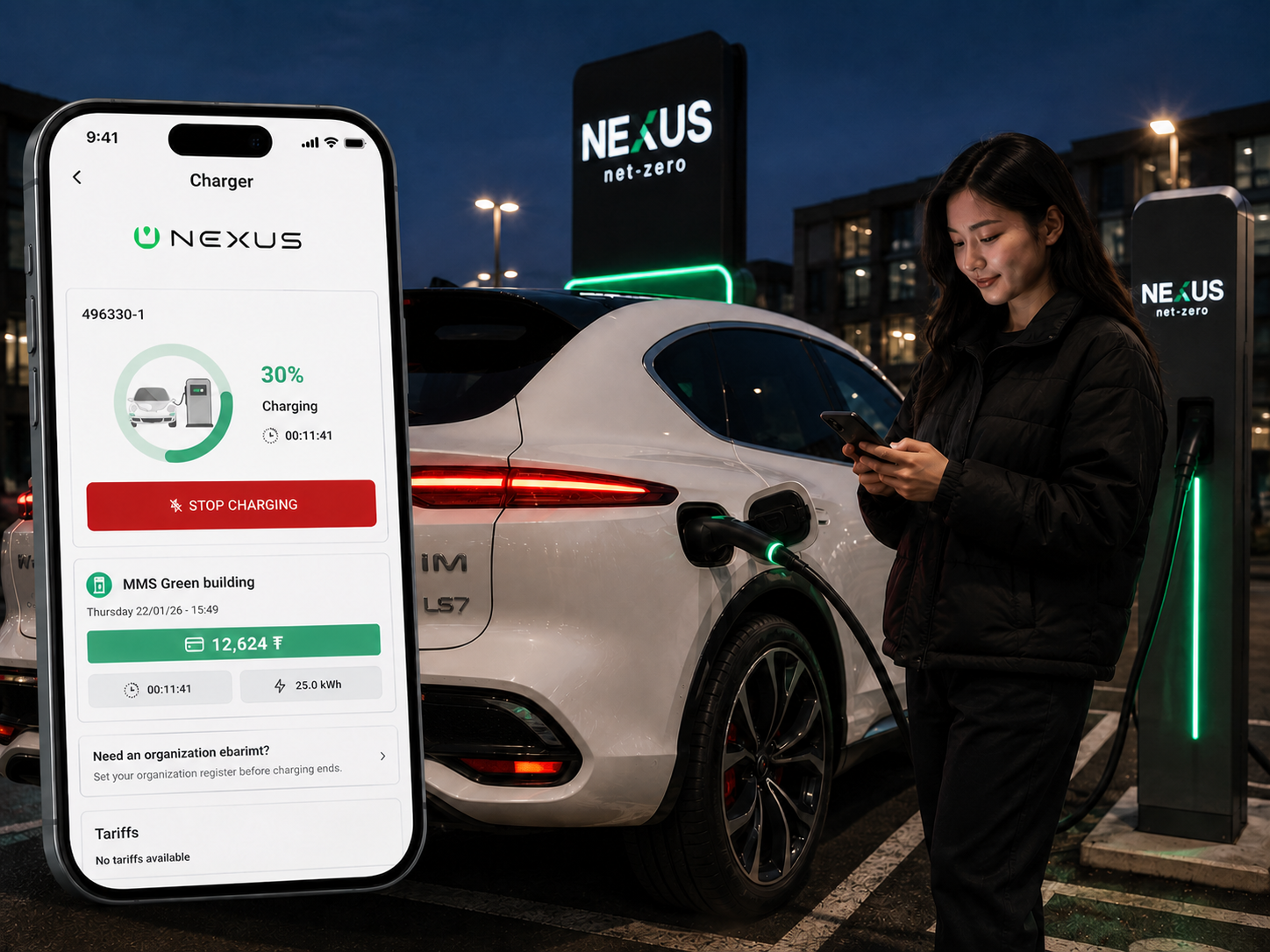 EV charging app